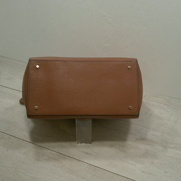 Kate Spade Jackson Satchel Gingerbread Minimalist Leather Bag Purse Pocketbook - Picture 5 of 13